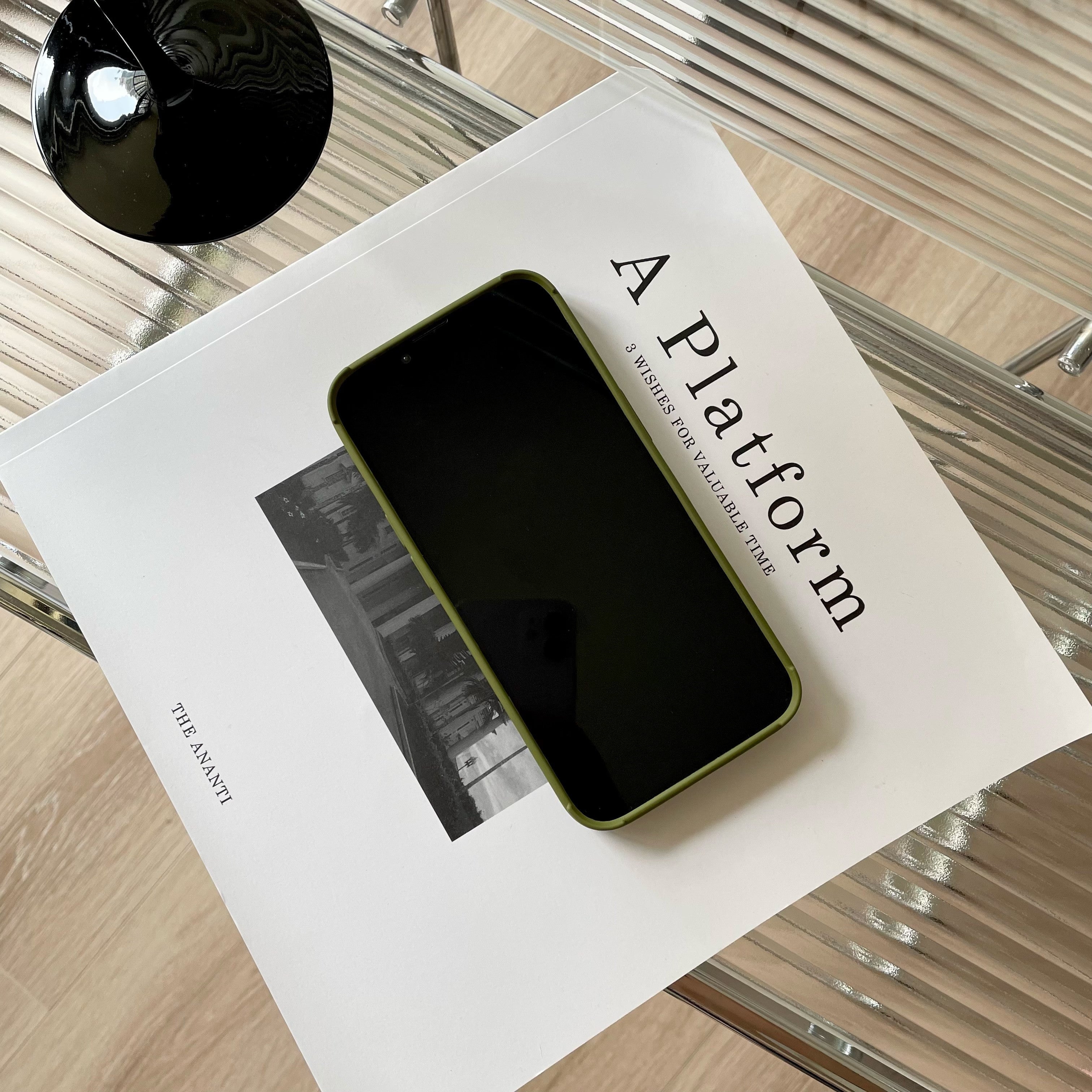 Green Woven Phone Case