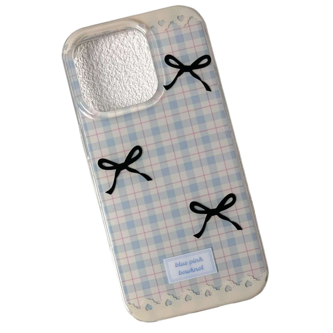 Plaid Bow Phone Case
